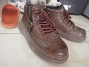 意爾康馬丁靴冬季加絨男士戶(hù)外工裝靴英倫復古百搭休閑靴子男 曬單實(shí)拍圖
