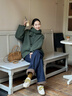 natursun奚夢瑤同款袋鼠鞋女2025春季新款牛津鞋休閑老錢風樂福鞋單鞋 灰色 37 曬單實拍圖