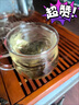 喆湘日本平底杯子可加熱玻璃杯茶杯泡花茶紅茶杯茶水分離泡茶杯辦公室 云趣杯 330ml 曬單實(shí)拍圖