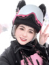萊樞匯滑雪頭盔套頭盔裝飾耳朵頭套雪帽雪盔帽子成人兒童頭盔罩帽套騎行 黑色（可調(diào)節(jié)) 成人兒童通用 曬單實(shí)拍圖