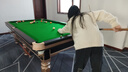 康溪盛世臺球桌標(biāo)準(zhǔn)KX-10中式黑八球臺鋼庫球桌中式斯諾克賽臺配利百文尼 KX10球臺*1(直播間下單送集球器) 曬單實(shí)拍圖