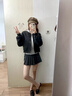俞兆林卡其色毛呢棒球服短外套女秋季2025新款小個(gè)子短款感氣質(zhì)夾克 灰色外套 S 【建議90斤以內(nèi)】 曬單實(shí)拍圖