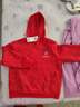 巴拉巴拉童裝兒童衛衣春裝女童男童大童加絨加厚保暖連帽上衣潮流寬松 紅色調00466 140 曬單實(shí)拍圖
