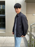 海瀾之家（HLA）夾克男25新款輕商務(wù)經(jīng)典系列翻領(lǐng)外套男春秋季 藏青25 XL 180/96A 推薦151~164斤 曬單實(shí)拍圖
