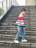 兜兜王國男童牛仔褲秋款春秋裝新款兒童褲子男孩秋季長褲炸街洋氣中大童 藍(lán)色 120 曬單實(shí)拍圖