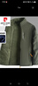 皮爾卡丹（pierre cardin）搖粒絨外套男秋冬季保暖內膽加絨加厚棉服爸爸冬裝中老年男裝棉衣 軍綠【加絨加厚】 4XL 150-165斤左右 曬單實(shí)拍圖