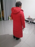 皮爾卡丹（pierre cardin）長(cháng)款羽絨服女過(guò)膝加厚2025冬裝新款超長(cháng)外套時(shí)尚修身保暖 大紅色 2XL 【130-140斤】 曬單實(shí)拍圖