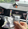 basa幸運星汽車掛件 車載香薰高檔車內掛飾品持久留香 除異味 后視鏡掛式【配3套香片】 曬單實拍圖