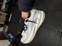 布魯克斯（BROOKS）男子透氣緩震跑鞋Glycerin 22甘油22 光亮白/冬季藍/黑色 42.5  曬單實拍圖