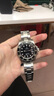 LANTILON/朗帝龍-綠水鬼男士輕奢時尚防水全夜光腕表 黑色 42mm 曬單實(shí)拍圖