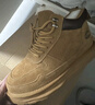 熱風(fēng)（Hotwind）男鞋加絨保暖工裝靴通勤厚底休閑靴冬季新款復古百搭系帶戶(hù)外靴子 09灰色 41 (255mm) 曬單實(shí)拍圖