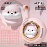 漢欽太空艙藍(lán)牙耳機(jī)女生款可愛高顏值 情侶高音質(zhì)無線降噪卡通半入耳式游戲男士送女朋友蘋果通用 粉色倉鼠耳機(jī) 曬單實拍圖