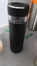 富光拾喜（FUGURNG BESTJOY）保溫杯茶水分離杯男士316不銹鋼車(chē)載杯子便攜大容量商務(wù)便攜水杯 商務(wù)黑【茶水分離】420ML 曬單實(shí)拍圖