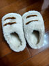 KKV萌趣貓爪虎爪女棉拖鞋可愛(ài)高顏值學(xué)生宿舍外穿情侶居家棉新年禮物 小羊阿陀38-39碼·米白 曬單實(shí)拍圖