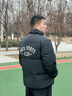 安踏（ANTA）運(yùn)動復(fù)古防潑水男子冬季雅丹風(fēng)外套立領(lǐng)保暖羽絨服152448907 基礎(chǔ)黑-4 2XL (男185) 曬單實(shí)拍圖