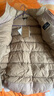 KOLON SPORT/可隆中量羽絨服 女子壓膠連帽冬GTX防風(fēng)寬松鵝絨外套夾克 LKDJ4WTK16-BE 米黃 S 160/84A 曬單實拍圖