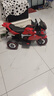 喜靚貝兒童電動(dòng)摩托車(chē)三輪2-8歲小孩玩具車(chē)可坐人寶寶遙控童車(chē)熱門(mén)商品 紅色雙驅+大電瓶+手機藍牙+遙控 曬單實(shí)拍圖