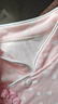 迪士尼雙層新生嬰兒衣服純棉春裝女寶寶哈衣爬服滿(mǎn)月公主連體衣春秋款季 桃心盤(pán)扣雙層連體衣 雙層純棉 73cm 73 建議3-5個(gè)月 曬單實(shí)拍圖