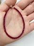 伊彩18k金紅寶石手鏈彩寶手串本命年鴿血紅手飾定制 16cm 2.5-3mm 曬單實(shí)拍圖