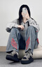 Dickies女士板鞋女鞋潮流低幫休閑鞋透氣百搭工裝鞋子 灰黑-加絨 37  曬單實(shí)拍圖