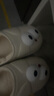 思梅冬季女包跟防水棉拖鞋居家保暖防滑可愛(ài)大眼狗踩屎感厚底外穿棉鞋 大眼狗白色38-39【適合37-38碼】 升級加絨包跟丨柔軟舒適親膚 曬單實(shí)拍圖