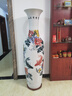 垚罄 景德鎮陶瓷器仿古手繪落地大花瓶喬遷禮物酒店賓館開(kāi)業(yè)禮品客廳裝飾擺件 手繪 墨彩連年有余  1.6米 單個(gè)配底座 曬單實(shí)拍圖