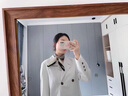 VINEY真絲絲巾2025新款桑蠶絲絲巾媽媽方巾女神節(jié)母親節(jié)禮物送女友老婆 米白-高端禮盒裝 曬單實(shí)拍圖