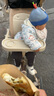 迪士尼（Disney）輕奢嬰兒羽絨褲高腰護(hù)肚女童保暖褲男童可開檔羽絨長(zhǎng)褲2024新款加 藏青色 90 曬單實(shí)拍圖