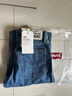 Levi's李維斯WELLTHREAD系列女士BAGGY直筒美式休閑藍色牛仔褲 中藍色 27 (28) 曬單實(shí)拍圖