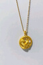 中國黃金（CHINA GOLD）蛇盤兔黃金吊墜足金生肖蛇項鏈本命年七夕情人節(jié)禮物送女朋友老婆 【京速達】蛇盤兔吊墜-瓜子扣 約2.5g【贈銀鏈】 曬單實拍圖