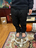 真維斯男童褲子冬季加絨兒童棉褲夾棉加厚羽絨褲大童保暖沖鋒褲棉褲潮 【三層夾棉防風(fēng)加厚棉褲】黑色 120 曬單實(shí)拍圖