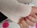 蕉內(nèi)（Bananain）熱皮701+女士毛衣羊毛收腰顯瘦保暖高領(lǐng)堆堆領(lǐng)打底衫女裝針織衫 蕓豆白 L 曬單實(shí)拍圖