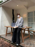 Shelley Jones 復古慵懶風(fēng)開(kāi)衫毛衣男士秋冬季新款V領(lǐng)寬松針織衫內搭潮流毛線(xiàn)衣 灰色 XL [推薦120-140斤] 曬單實(shí)拍圖