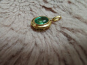 若華（RUOHUA）元簡(jiǎn) 約0.8ct/贊比亞祖母綠吊墜女18K金鉆石項(xiàng)鏈生日禮物送女友 祖母綠吊墜【贈(zèng)S925銀鏈子】 曬單實(shí)拍圖