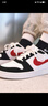 耐克（NIKE）男鞋 2024冬季新款休閑運動鞋COURT簡版AJ低幫時尚潮流板鞋 838937-102 芝加哥 黑白紅勾  42 曬單實拍圖