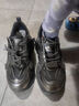 他她繁星女厚底增高運動(dòng)輕便休閑老爹鞋CY201AM5 槍/灰（單里） 36 曬單實(shí)拍圖