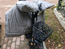 雅迪（yadea）冬季電動(dòng)車(chē)擋風(fēng)被加寬加厚防寒保暖抗風(fēng)電瓶摩托通用防凍擋風(fēng)被灰色 曬單實(shí)拍圖