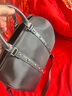 新秀麗（Samsonite）休閑女士手提包包女包單肩斜挎包QV2黑色送女友禮物 曬單實(shí)拍圖