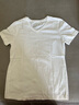 無(wú)印良品 MUJI 女式 印度棉天竺編織 V領(lǐng)短袖T恤 BBA09A0S 白色 M 曬單實(shí)拍圖