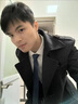 gxmy戰(zhàn)壕風(fēng)衣二戰(zhàn)德國軍大衣男裝毛呢大衣男士中長款軍官服修身獵裝男 黑灰色 S 曬單實(shí)拍圖