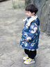 迪士尼（Disney）兒童羽絨服男中小童中長(cháng)款2024新款男孩寶寶三防洋氣冬季加厚外套 藍色 100 cm 曬單實(shí)拍圖