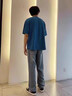 Jeep吉普牛仔褲男士2025新款萊賽爾寬松直筒褲春秋款彈力闊腿褲子 KS-18復(fù)古藍(lán) 【官方正品】 32 曬單實拍圖