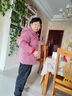 恰凡（QIAFAN）50歲60媽媽裝外套2025新款中老年女裝春秋裝時尚西裝洋氣毛呢夾克 FXN926393 綠色 春秋款 XL  【100斤以下穿】 曬單實拍圖