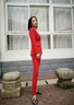 紫魅俏正裝女套裝春秋冬長(cháng)袖職業(yè)裝職場(chǎng)穿搭通勤高級感商務(wù)正裝西服外套 紅色(單件西裝) M (建議90-100斤) 曬單實(shí)拍圖