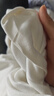名創(chuàng)優(yōu)品（MINISO）打底衫男冬季高級(jí)感內(nèi)襯磨毛質(zhì)感半高領(lǐng)加絨長(zhǎng)袖t恤 白 L  曬單實(shí)拍圖