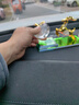 馨河（XINHE）創(chuàng)意車載汽車擺件水晶內(nèi)雕蘋果香水座車內(nèi)中控臺高檔裝飾品 鑲鉆金鹿+一鹿平安 曬單實拍圖