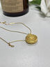 黃金八寶羅盤蓮花吊墜金包銀999項(xiàng)鏈古法鏤空福字送男女朋友生日 八寶羅盤【配項(xiàng)鏈】 曬單實(shí)拍圖