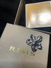 麗西施 RISIS永恒系列 胸針高檔女 生日禮物女士媽媽奢侈飾品 林巴塔萬代蘭胸針兼吊墜 鍍鈀金 曬單實(shí)拍圖