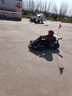 小童鞋【360可漂移】卡丁車(chē)兒童電動(dòng)車(chē)可坐大人F1玩具汽車(chē)四輪遙控童車(chē) 【烤漆灰】 【360漂移】24V14+775電機+軟胎 曬單實(shí)拍圖