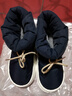 安尚芬棉拖鞋男士冬季新款居家外穿包跟踩屎感厚底保暖防風(fēng)高幫雪地靴男 藏青 40-41 【適合39-40】 曬單實(shí)拍圖